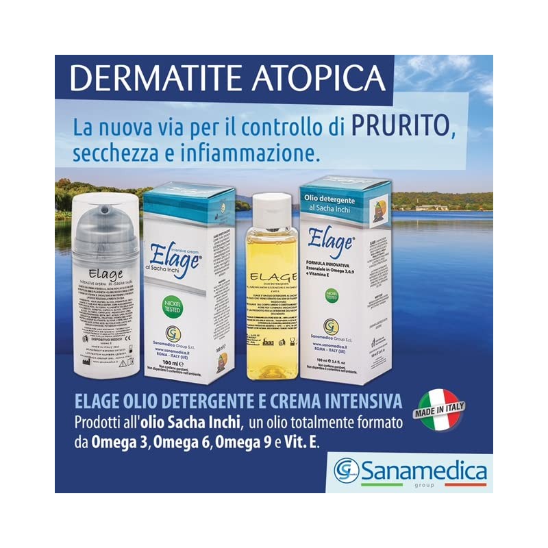 Sanamedica Group Elage Olio Detergente Al Sacha Inchi 100 ml