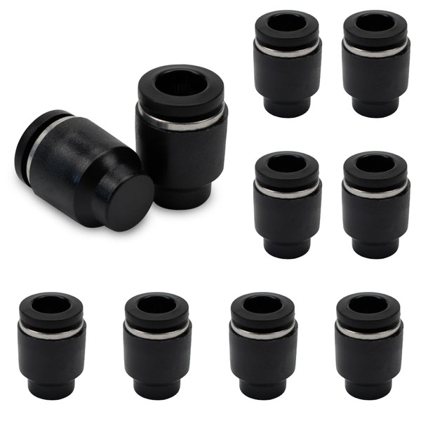 Bwintech 10 pieces 6 mm hose AD push-to-connect pneumatic cap