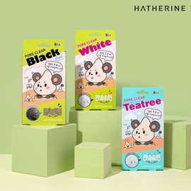 Haeserin 해서린 포어 클리어 코팩 32매 (화이트/블랙/티트리) HaeSorin Pore Clear Pack 32 Sheets (White/Black/Tea Tree)