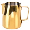 380ML Coffee Pitcher Cup Bright Gold Stainless Steel Coffee Milk