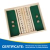 GOTHINK GOTHINK Wooden Shut The Box - Fun Table Math