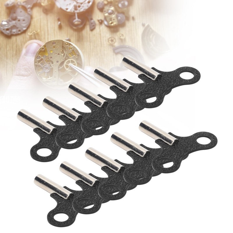 10pcs Clock Winding Key Steel Wall Clock Mechanical Desk Clocks