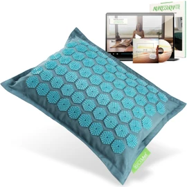 BACKLAXX ® Acupressure Pillow - Acupressure Neck Pillow for Tension Shoulder, Neck, Back and Foot - Acupressure Pillow for Headaches and Migraines - Acupressure Pillow Neck (Ocean Turquoise)