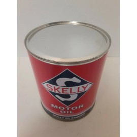 SKELLY MOTOR OIL  - Vintage Oil Can 1 qt.  -  ( Re-pop Collectible )