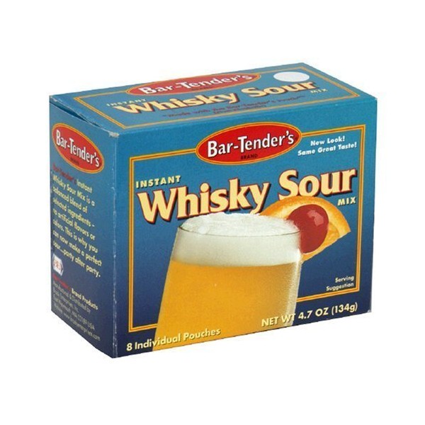 Bar-Tender's Instant Cocktail Drink Mixes 8 ct Boxes (Pack of 2) (Whisky Sour 2 Pack)