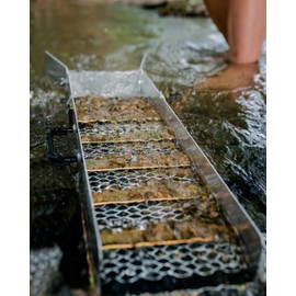 Stansport Aluminum Sluice Box, 30-Inch , Silver