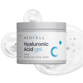 NeoCell Hidratante de cido hialurnico  4 onzas  Crema de gel tpico hidratante  para cara y cuello  Hidratacin avanzada de la piel                     