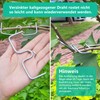 VZU Pack of 30 8 cm M-shaped Fruit Tree Branch