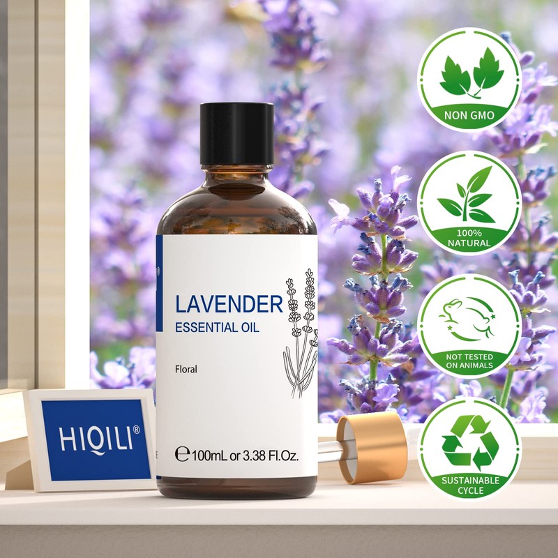 HIQILI HIQILI Lavender Essential Oil and Sandalwood Essential Oil, 100%