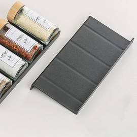 DHSUN Spice Rack Drawer Spice Rack Organiser Spice Rack Extendable from 23 cm to 46 cm Spice Drawer Spice Rack System Spice Insert Spice Organiser Pack of 8