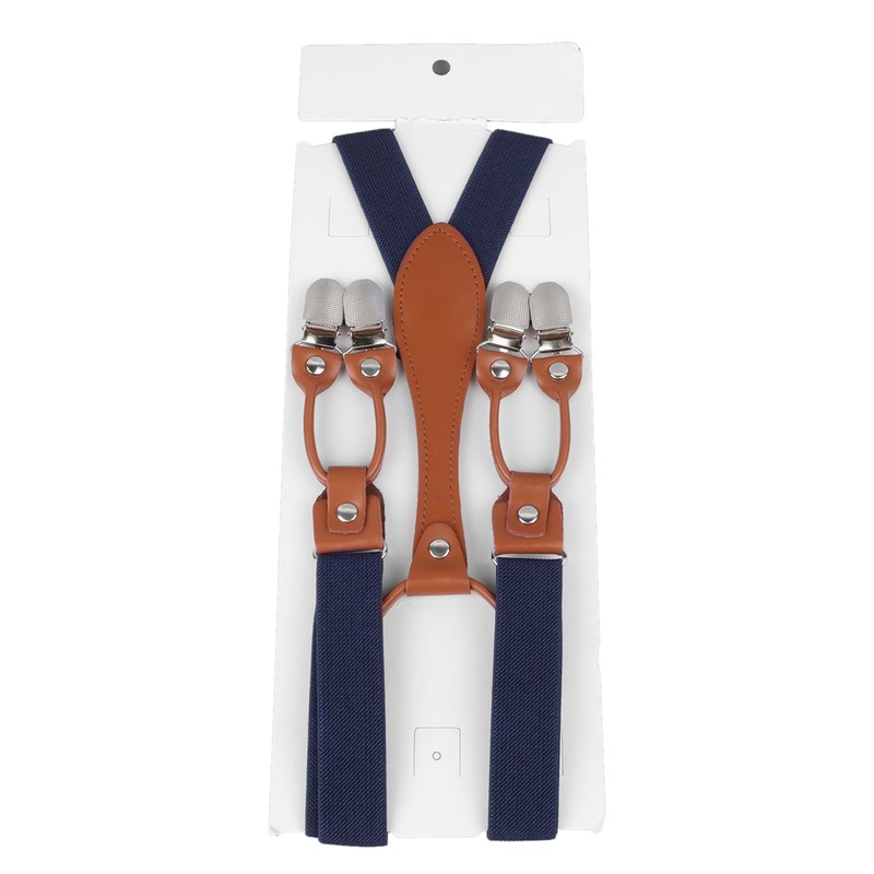 Men's Suspenders, Adjustable Heavy Duty, Elegant Double Layer, Easy Matching,