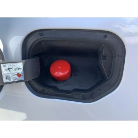 Unbranded Ford Red gas cap dust & water cover 2021-2025 Ford F-150, EZ fuel filler cover