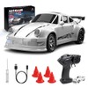 BuzzoXerex Drift Remote Control Car, 1:64 RC Drift Car (White)