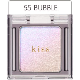 Kiss (キス) Sheer Glitter Eyes 55 Bubble 2.1g Iridescent Pearl Glitter Single Color Eyeshadow