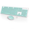 SABLUTE Wireless Keyboard and Mouse, Full-Size Wireless Mouse and Keyboard