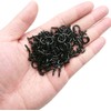 Goiio 100 Pieces 1/2 inch Ceiling Hooks, Black Zinc Plated