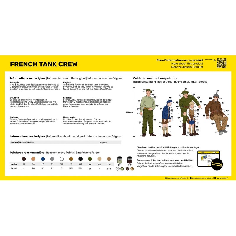 Heller 1:35 - French Tank Crew