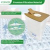10 Pack MM Vacuum Bags for Sanitaire S3680 & SC3680