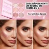 5 En 1 Paleta Sombras, Contorno, Iluminación, Labial Y Rubor
