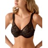 Empreinte Melody Seamless Bra (30E, Black)