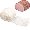 Browin 310102 Schinkennetz weiß, Fleischnetz, Elastische, Rollbraten Netz, 15 cm
