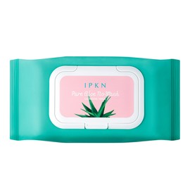 IPKN Pure Aloe No-Wash Cleansing Tissue 387g 80 sheets / 입큰 퓨어 알로에 노워시 클렌징 티슈 387g 80매입