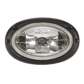 HELLA 1BA 996 261-021 Halogen-Headlight - Oval 100 - 12/24V - Oval - Fitting - Clear diffusing lens - 2-pin connector - left/right