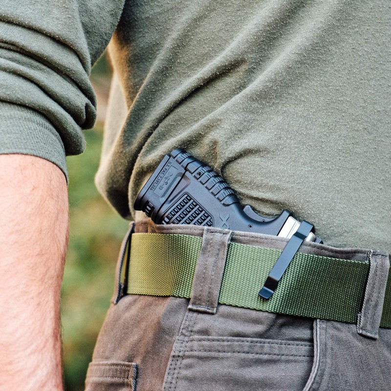 ClipDraw Gun Belt Clip, Low Profile Slim Concealed Carry Easy