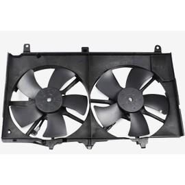 BOXI 620-429 Dual Radiator A/C Condenser Cooling Fan Motor Assembly for 2003 2004 2005 2006 Nissan 350Z / 2003 04 2005 2006 Infiniti G35 Sedan / 2003 2004 2005 2006 2007 Infiniti G35 Coupe 21487-CD00A