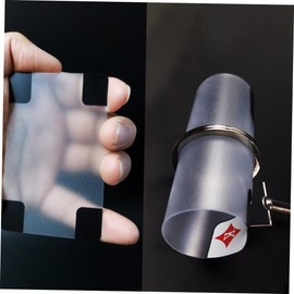 TEHAUX Playing Cards Deck Plastic Playing Cards Transparent Poker Transparent Cards Clear Poker Cards Plastic Poker Plastic Cards