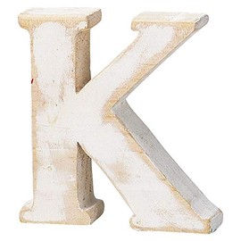 Paseo Wall Decor Wooden Alphabet K T252 – 35WH – K