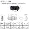 Cable Gland Set Plastic Cable Glands Adjustable PG7 Waterproof Closure
