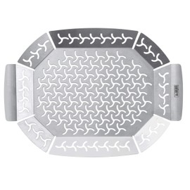 Weber 6678 Premium grilling basket, Large, stainless steel, Mixed