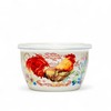 Metalac Enamelware Bowl Gourmet Enameled Steel Bowl with Lid Serving