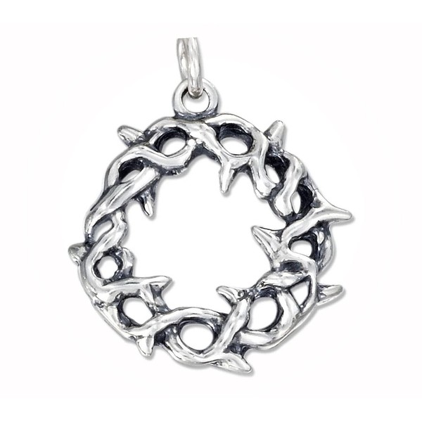 New Jesus Christ Crown of Thorns 925 Solid Sterling Silver