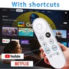 Replacement Voice Remote Control for Google Chromecast 4k Snow/HD TV