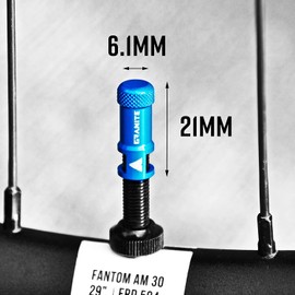 Granite Juicy Nipple Valve Cap and Presta Valve Stem Set, Bike Tire Caps Dust Covers with Valve Core Removing Function, Durable Alloy Tire Valve Cap (Purple)