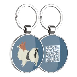 DISONTAG QR Code Hundemarke ID 41 Hunderassen Personalisierte Soziale Online Seite-Kostenlos Online Haustier Profil-Modifizierbar-Kontrolle der Privatsphäre-Keine APP Erforderlich