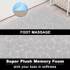 seeti Super Water Absorbent Soft Memory Foam Bath Mat Non-Slip