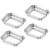 KKONHII 4 Pack 3.9" X 4.7" Aluminum Gutter Downspout Outlet,