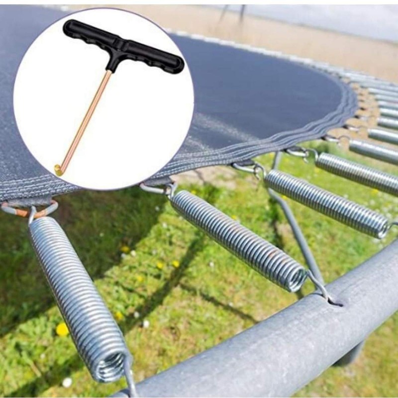 Trampoline Spring Pull Tool T-Hook Trampoline Pegs Trampoline Hooks Metal