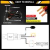 Auxbeam 20 Inch LED Light Bar 420W 6 Modes Amber