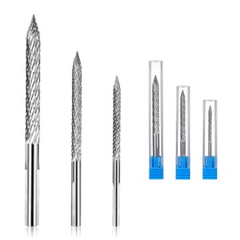 Tire Reamer Drill Bit, 3Pcs/Set Multi Sizes Flat Tire Repair Tools Carbide Burr Drill Bit Carbon Steel Tire Patches Plug Cutters Tire Plug Repair Kit for Cars, Motorcycles, Trucks (3mm/4.5mm/6mm)