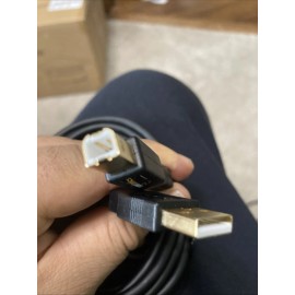 Unbranded USB 2.0 6’ USB A To USB B Male To Male