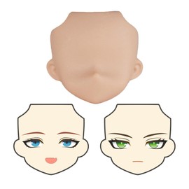 YMY23 YMY25 1 No Makeup Doll Face+2 Makeup Stickers OB22 OB24 Replacement Face Man GSC Doll Face（Light Tan）