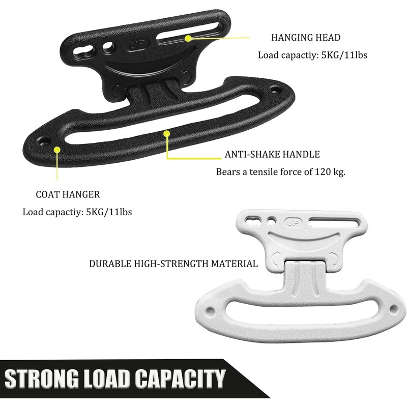percha de ropa para reposacabezas de coche, 3 en 1,