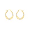 Tuscany Silver 8.53.9439 Women's Creole Earrings Silver, Silver