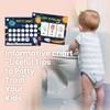 Outer Space Potty Training Sticker Chart, 20 Potty Charts with