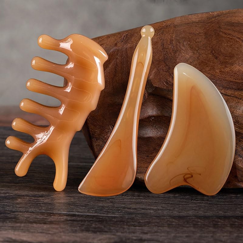 SHIDXIB 3Pcs Relieve Tension & Pain Instantly Resin Nose Massager