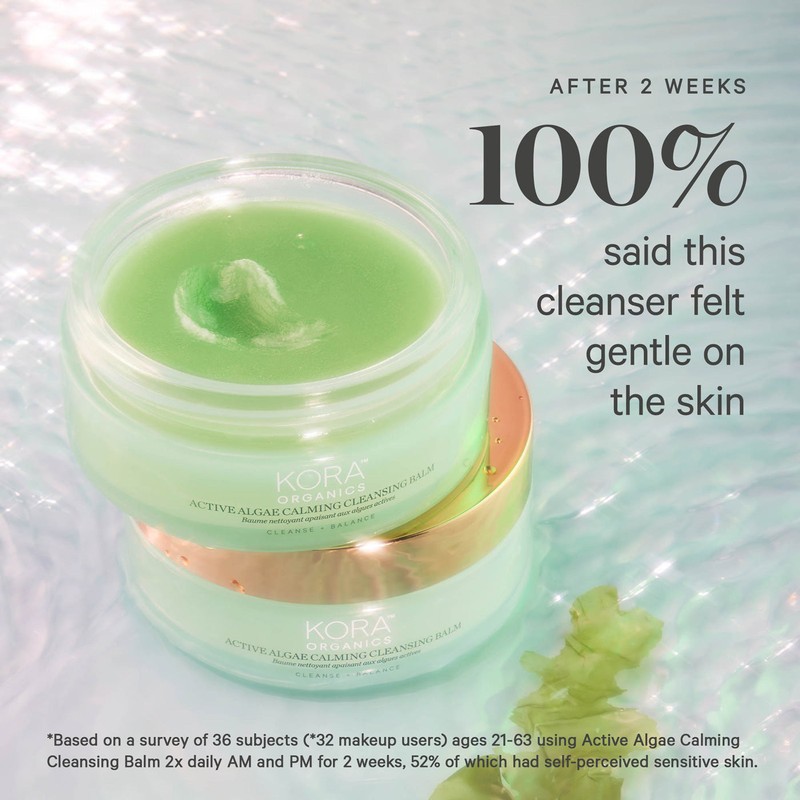 KORA Organics Active Algae Calming Cleansing Balm 100g